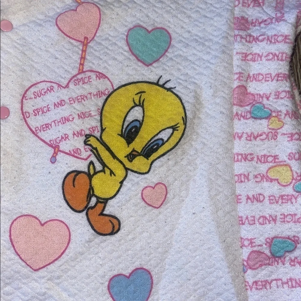 Vintage baby looney tunes Tweety Bird Baby Onesie size 3 months